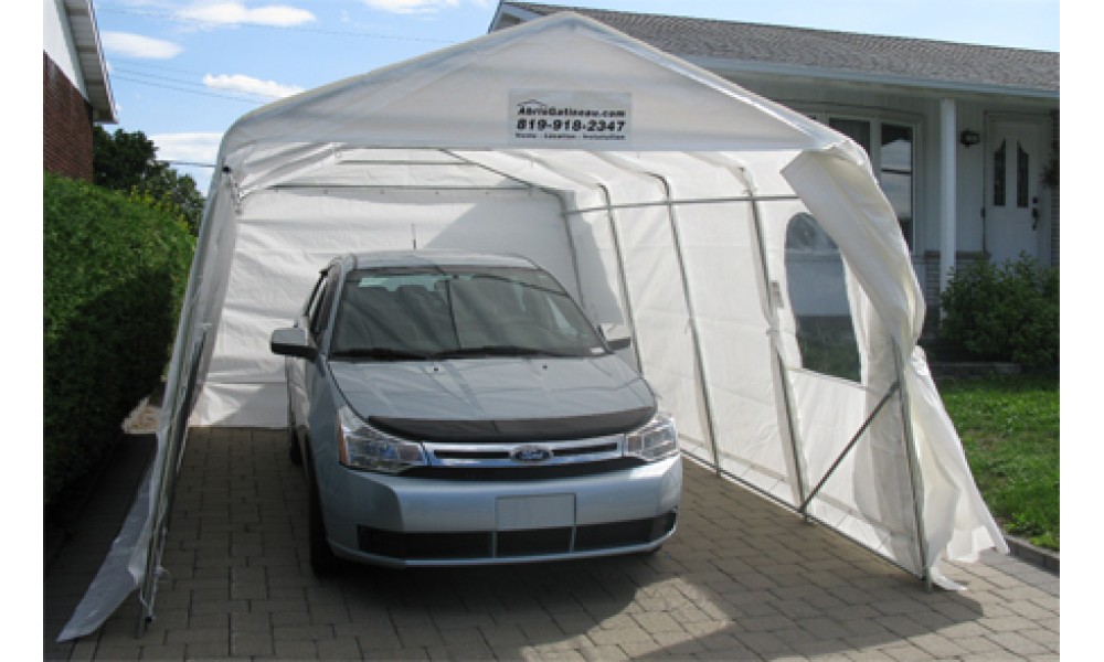 Toile De Remplacement Pour Store Banne / Pare-soleil - Tissu Polyester Résistant UV Et Eau, Avec Volant - Tailles 2m à 5m (ici 400x300cm)